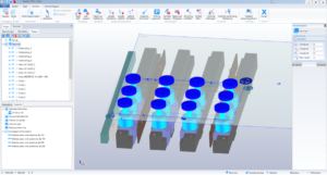 Schermafbeedling van een CNC werktafel voorstel voor het klemmen van een raam