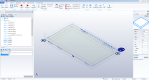 Schermafbeelding CNC programma voor omfrezen van raam in SCM Maestro