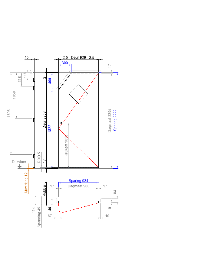 Pro2CNC Web API afbeelding enkeledeur met knik